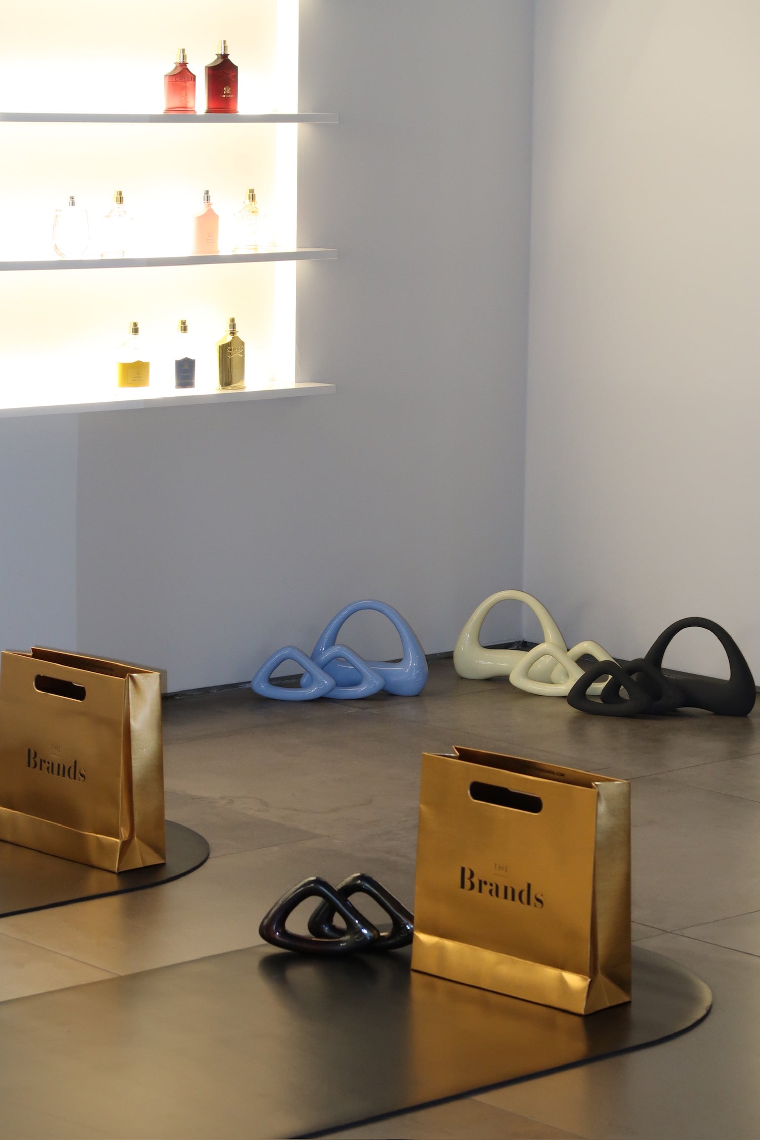 Collection of premium handcrafted dumbbells and kettlebells for daily workout and modern minimalistic interiors