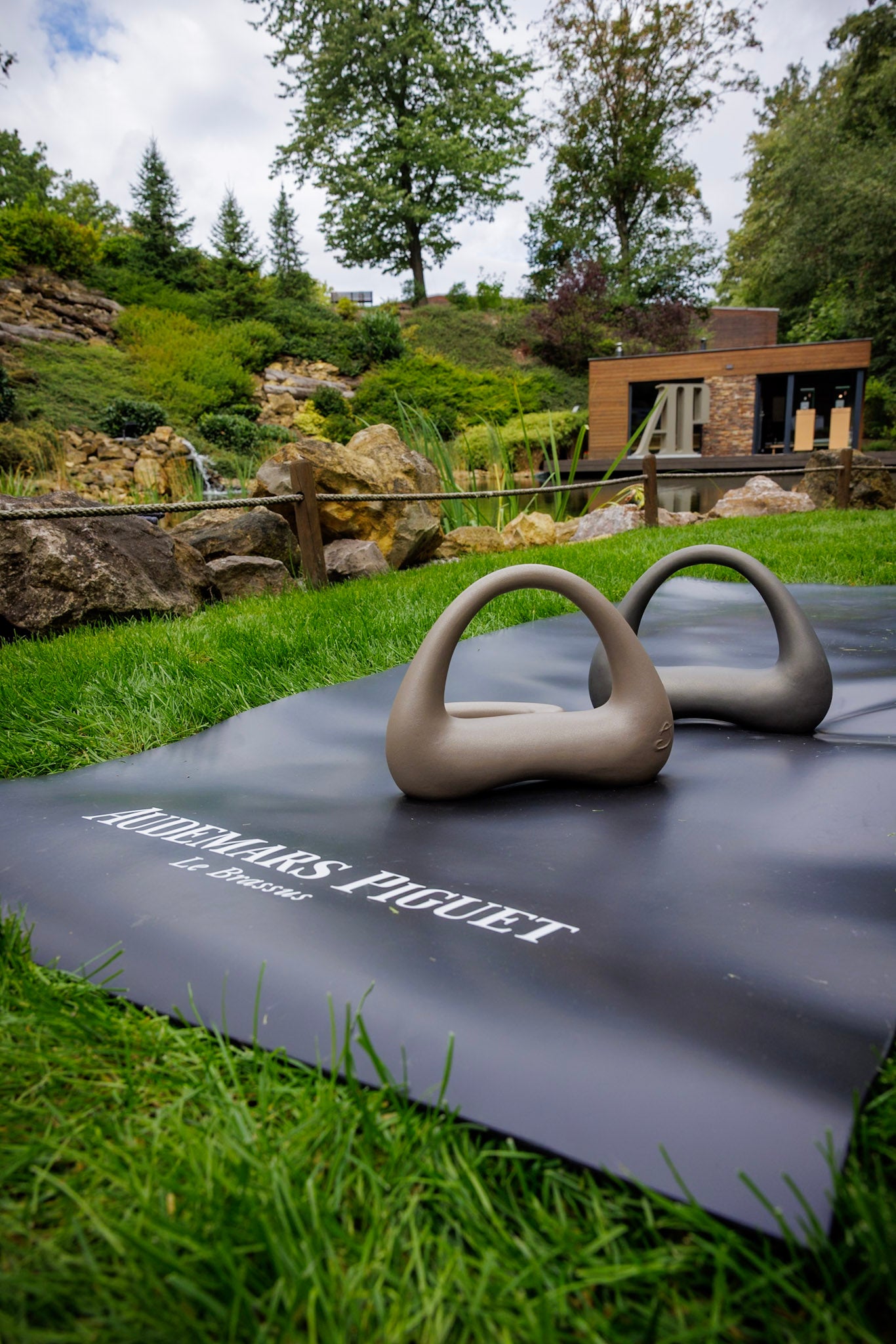 luxury workout equipment with AP Le Brassus fitness event