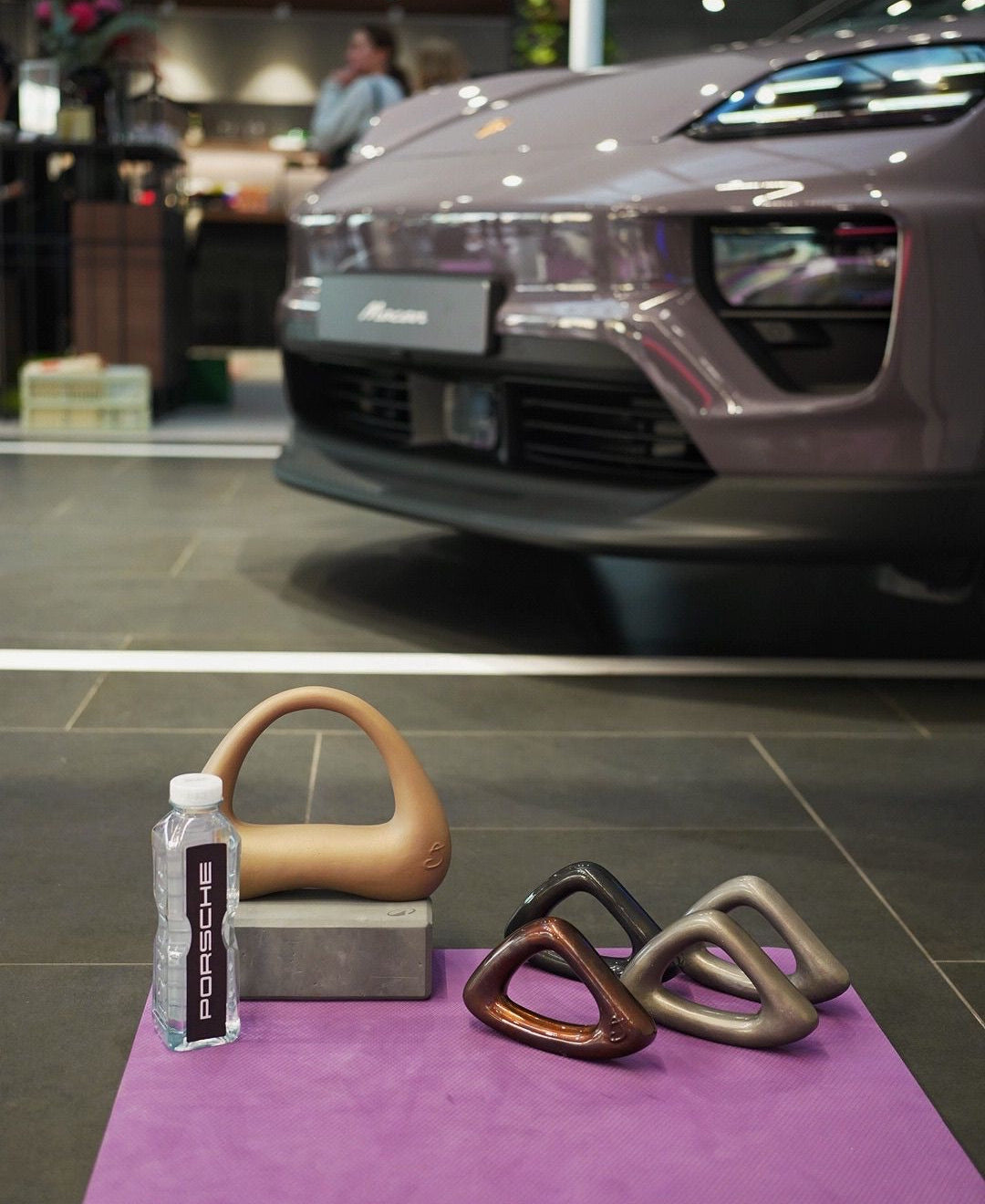 Premium aesthetic minimalistic dumbbells and kettlebells