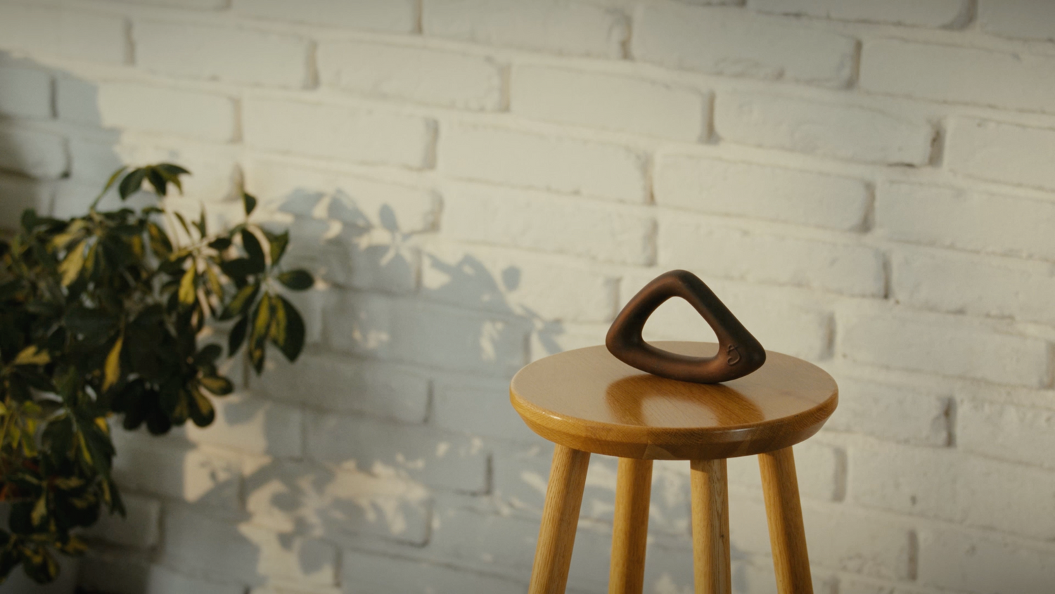 Handcrafted dumbbell by ATOMYA for daily workouts and modern interiors